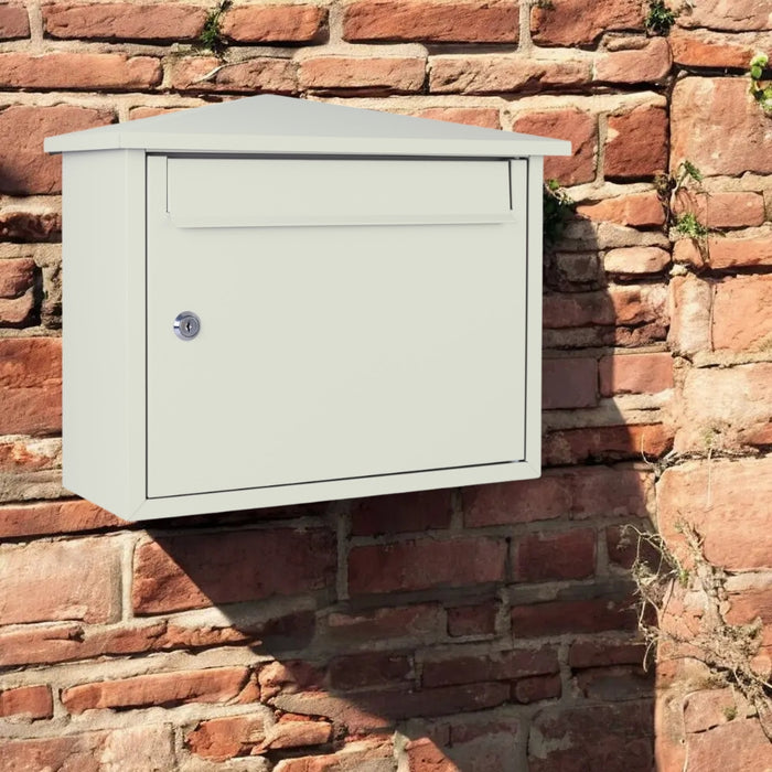 Wall Mounted Letterbox Lockable Outdoor Kestrel