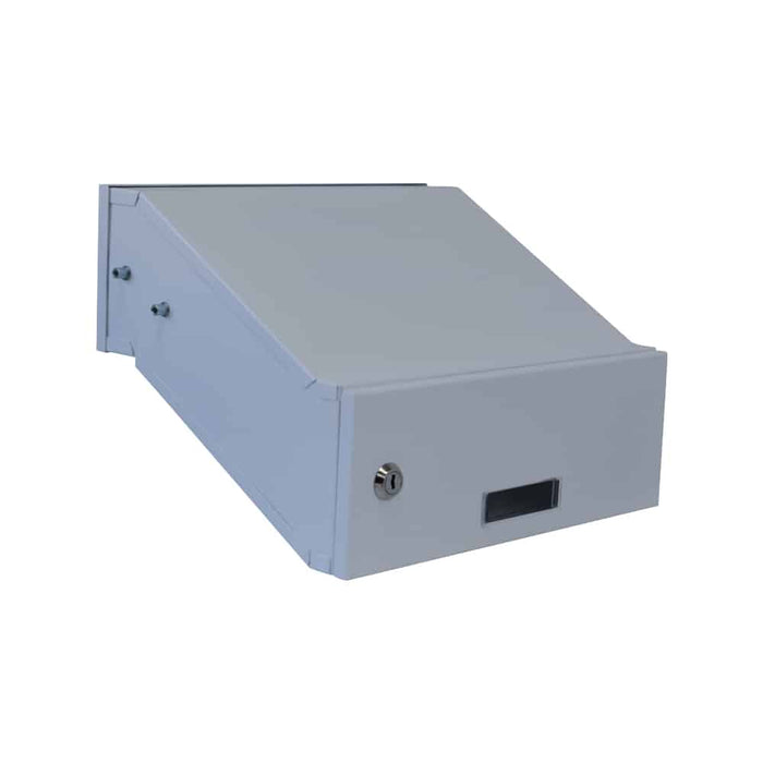 SM Through Wall Letterbox Locking Weatherproof Galvanised Steel