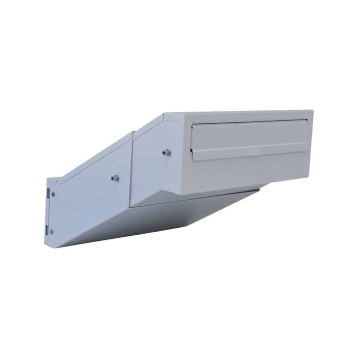 SM Through Wall Letterbox Locking Weatherproof Galvanised Steel