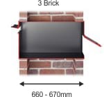 Kingsbury Through Wall Heavy Duty Cast Aluminium Postbox
