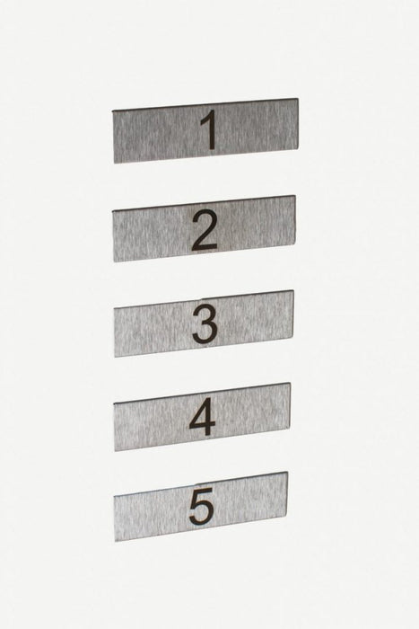 Flat Numbers for City Hall Range Communal Letterboxes - Letterbox Supermarket