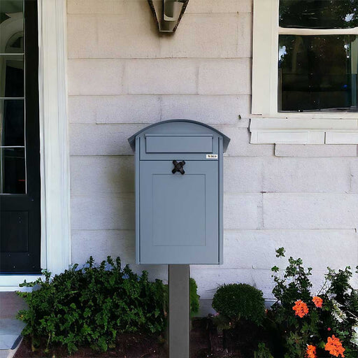 Free Standing Large Post Box Lockable - Albertina - Letterbox Supermarket