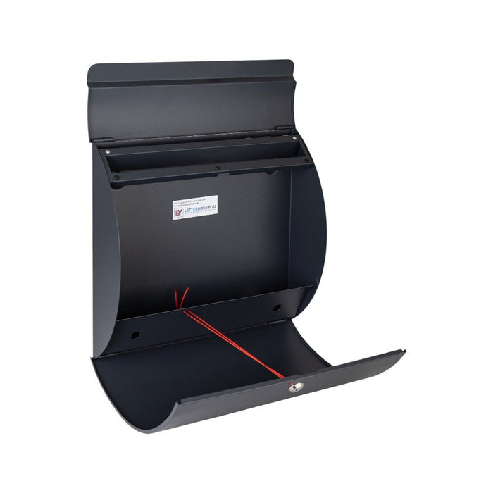 Free Standing Outdoor Letterbox Galvanised Steel - WA1 - Letterbox Supermarket