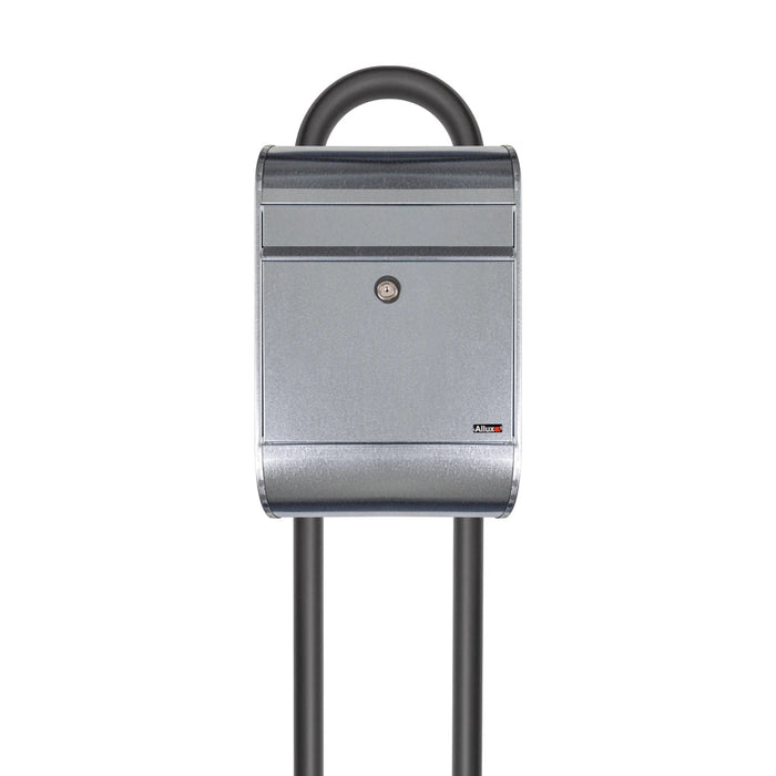 Free Standing Outdoor Post Box Galvanised Steel Allux 5000 - Letterbox Supermarket