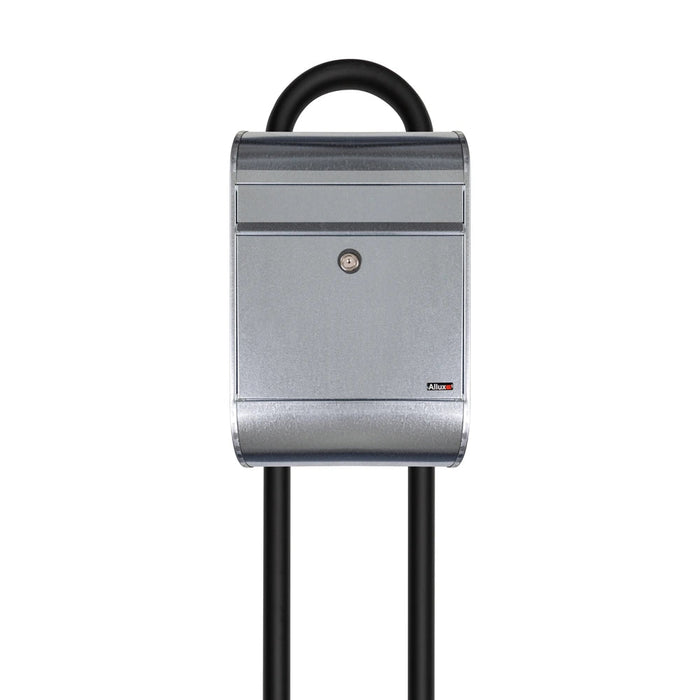 Free Standing Outdoor Post Box Galvanised Steel Allux 5000 - Letterbox Supermarket