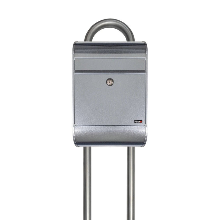 Free Standing Outdoor Post Box Galvanised Steel Allux 5000 - Letterbox Supermarket