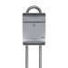 Free Standing Outdoor Post Box Galvanised Steel Allux 5000 - Letterbox Supermarket