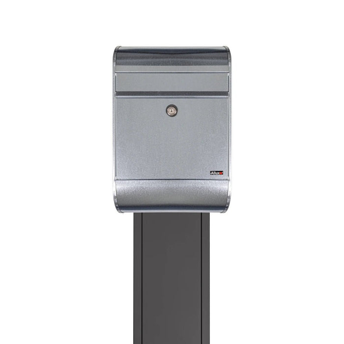 Free Standing Outdoor Post Box Galvanised Steel Allux 5000 - Letterbox Supermarket