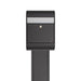 Free Standing Outdoor Post Box Galvanised Steel Allux 5000 - Letterbox Supermarket