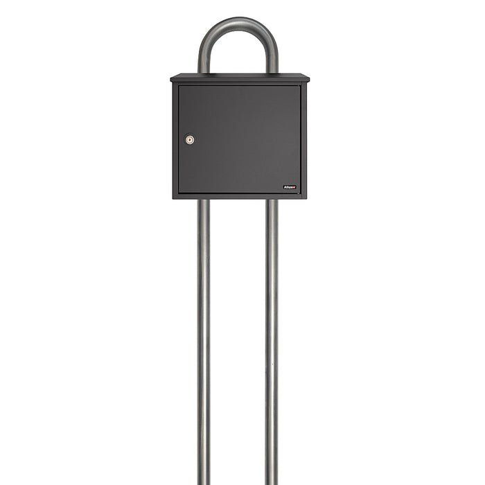 Free Standing Post Box Lockable Powder Coated - Allux 400