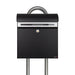 Free Standing Post Box Lockable Galvanised Steel Allux KS200 - Letterbox Supermarket