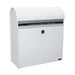 Free Standing Post Box Lockable Galvanised Steel Allux KS200 - Letterbox Supermarket