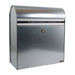 Free Standing Post Box Lockable Galvanised Steel Allux KS200 - Letterbox Supermarket