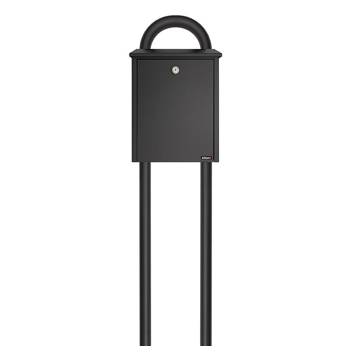 Free Standing Post Box Lockable Powder Coated Allux 200 - Letterbox Supermarket