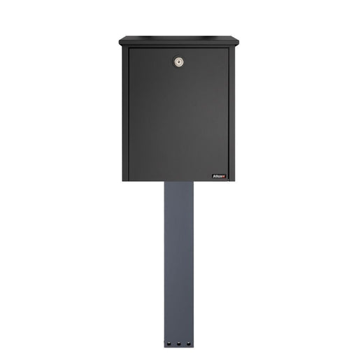 Free Standing Post Box Lockable Powder Coated - Allux 200 - Letterbox Supermarket
