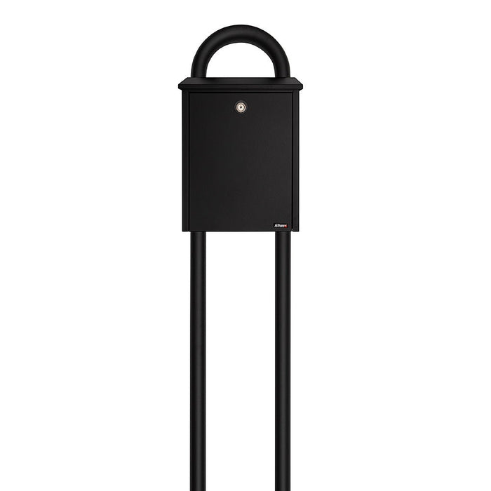 Free Standing Post Box Lockable Powder Coated Allux 200 - Letterbox Supermarket