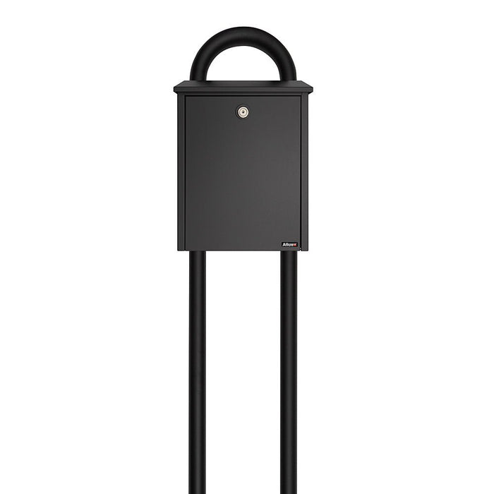 Free Standing Post Box Lockable Powder Coated Allux 200 - Letterbox Supermarket