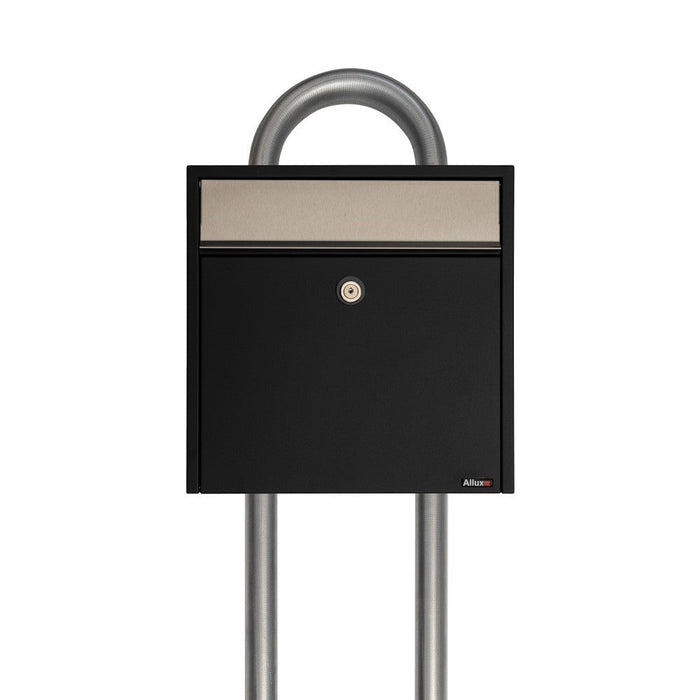 Free Standing Post Box Lockable Powder Coated Allux 250 - Letterbox Supermarket