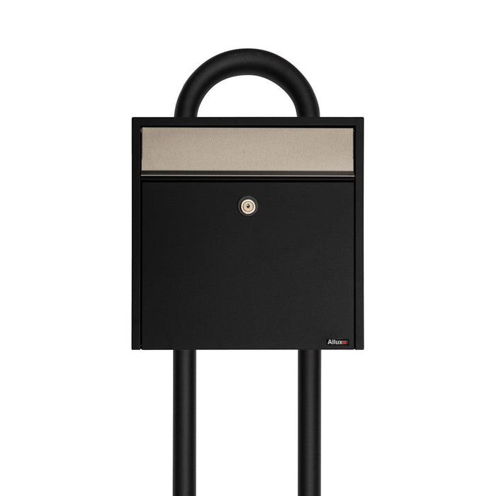 Free Standing Post Box Lockable Powder Coated Allux 250 - Letterbox Supermarket