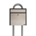 Free Standing Post Box Lockable Powder Coated Allux 250 - Letterbox Supermarket