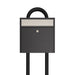 Free Standing Post Box Lockable Powder Coated Allux 250 - Letterbox Supermarket