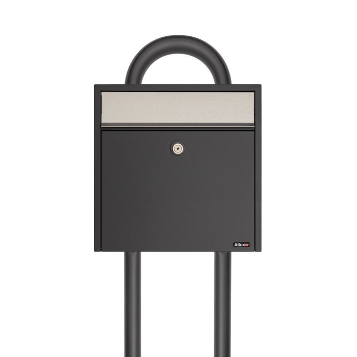 Free Standing Post Box Lockable Powder Coated Allux 250 - Letterbox Supermarket