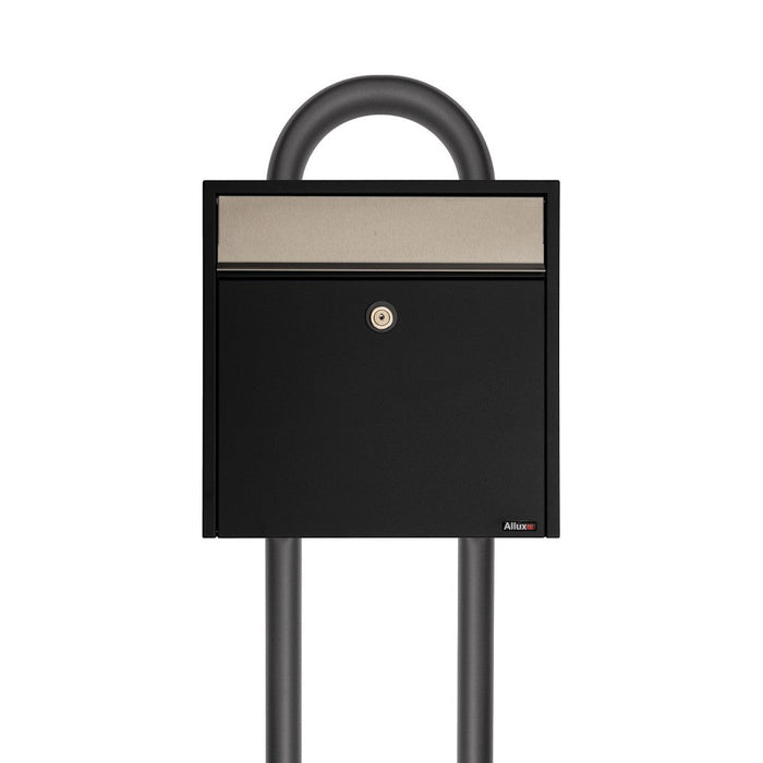 Free Standing Post Box Lockable Powder Coated Allux 250 - Letterbox Supermarket