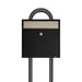 Free Standing Post Box Lockable Powder Coated Allux 250 - Letterbox Supermarket