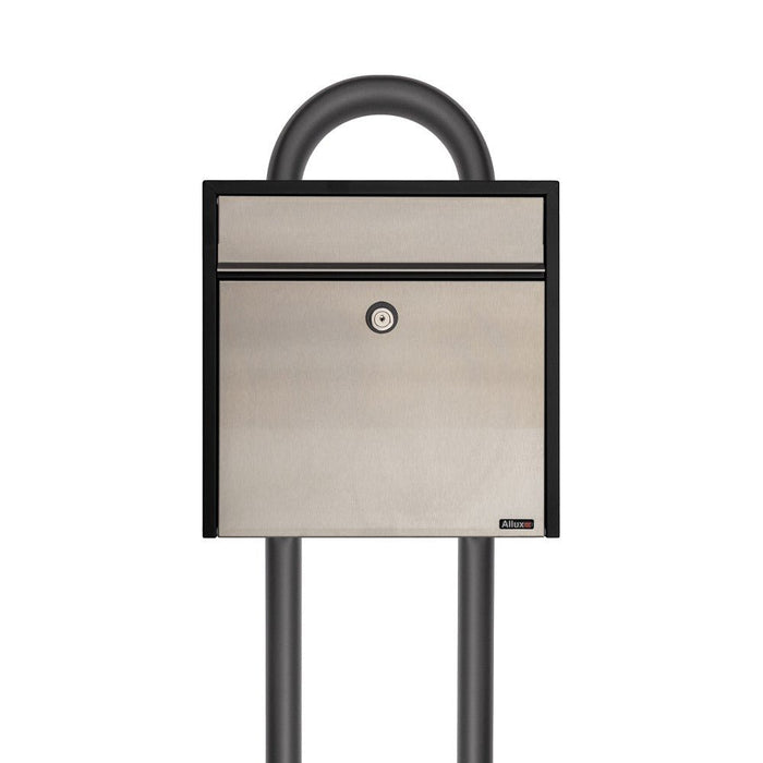 Free Standing Post Box Lockable Powder Coated Allux 250 - Letterbox Supermarket