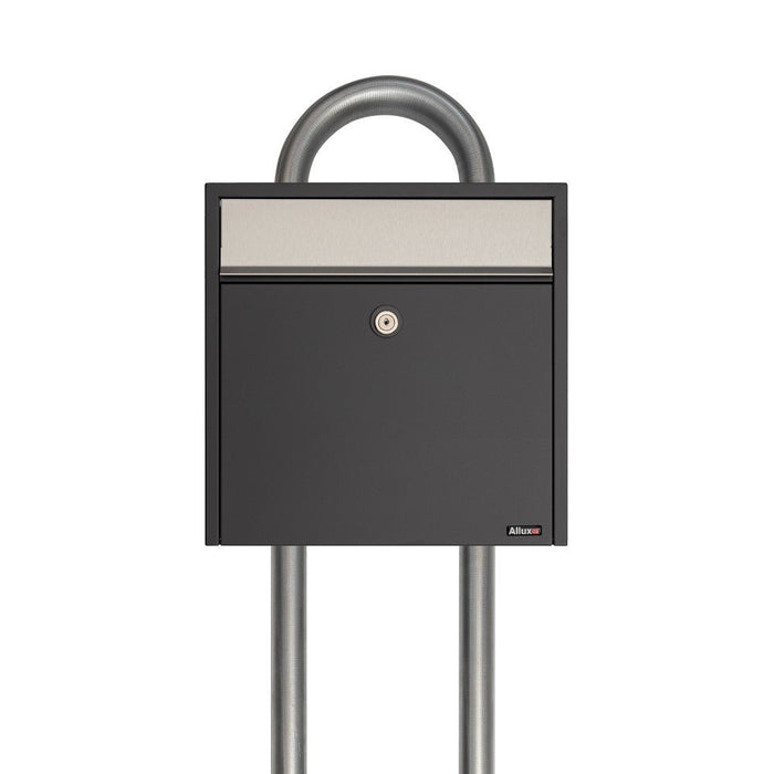 Free Standing Post Box Lockable Powder Coated Allux 250 - Letterbox Supermarket