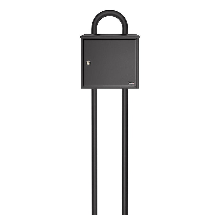 Free Standing Post Box Lockable Powder Coated Allux 400 - Letterbox Supermarket