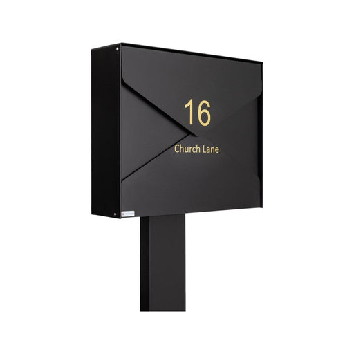 Free Standing Powder Coated Post Box - Gavia - Letterbox Supermarket