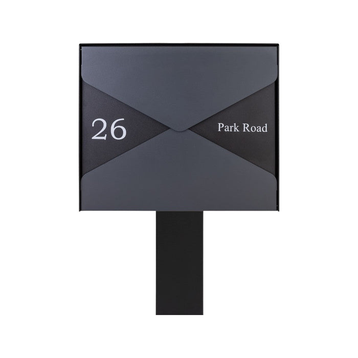 Free Standing Powder Coated Post Box - Gavia - Letterbox Supermarket