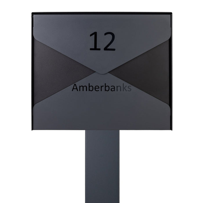 Free Standing Powder Coated Post Box - Gavia - Letterbox Supermarket