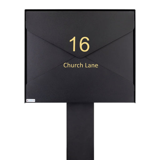 Free Standing Powder Coated Post Box - Gavia - Letterbox Supermarket