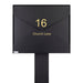 Free Standing Powder Coated Post Box - Gavia - Letterbox Supermarket