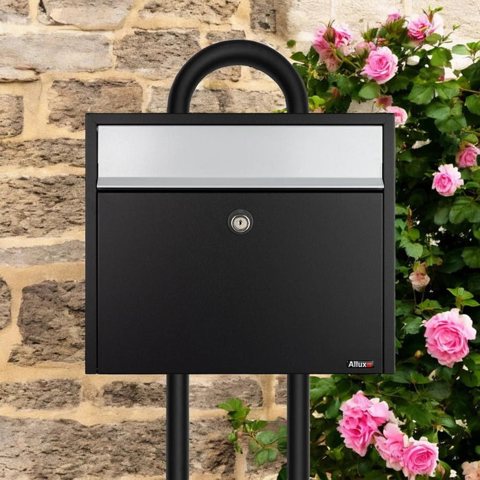 Freestanding Post Box Outdoor Allux LT150 - Letterbox Supermarket