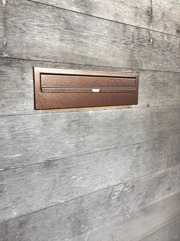 Gatehouse W3 Rear Access Letterbox with Trim for Gates and Fences