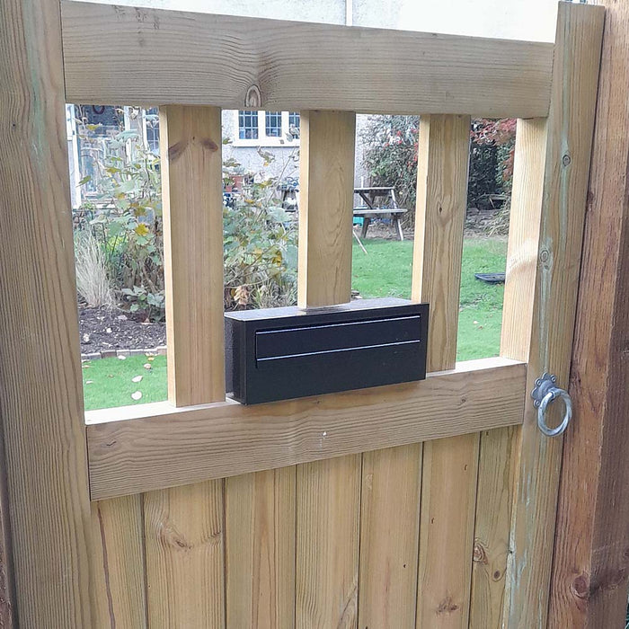 Gatehouse W3-2 Rear Access Letterbox for Gates and Fences