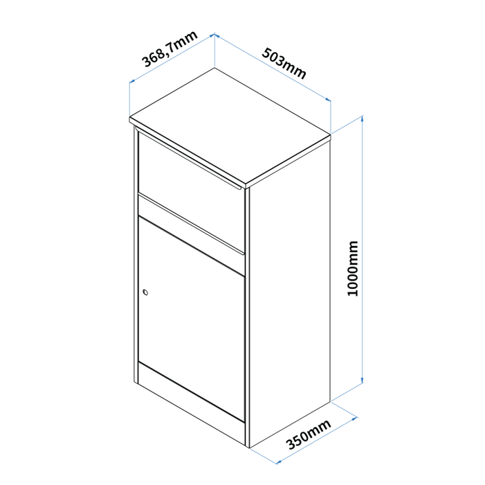 Large Parcel Box for Home Buzzard - Letterbox Supermarket