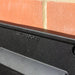 LDD - 041 Nero Through The Wall Letterbox with UK - Made Cast Aluminium Front Plate - Letterbox Supermarket