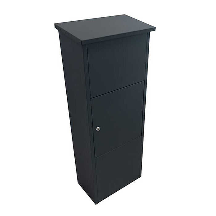 Letterboxes for Apartments Wall Mounted Black E1 Urban Easy - Letterbox Supermarket