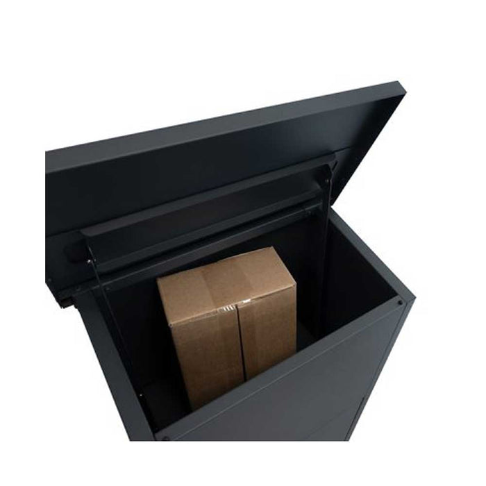 Letterboxes for Apartments Wall Mounted Black E1 Urban Easy - Letterbox Supermarket