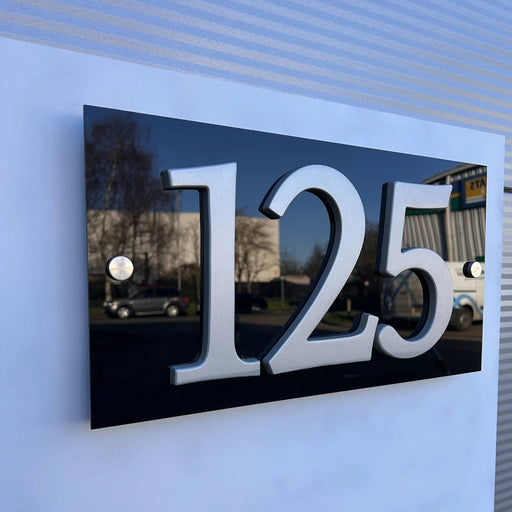 Modern Aluminium House Numbers – Sleek Design and Easy Installation - Letterbox Supermarket