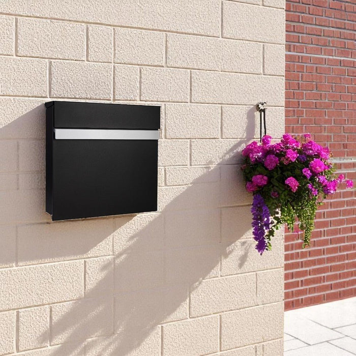 Modern Contemporary Wall Mounted External Post Box - Skylark - Letterbox Supermarket