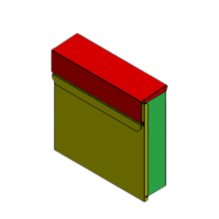 Modern Contemporary Wall Mounted External Post Box - Skylark - Letterbox Supermarket