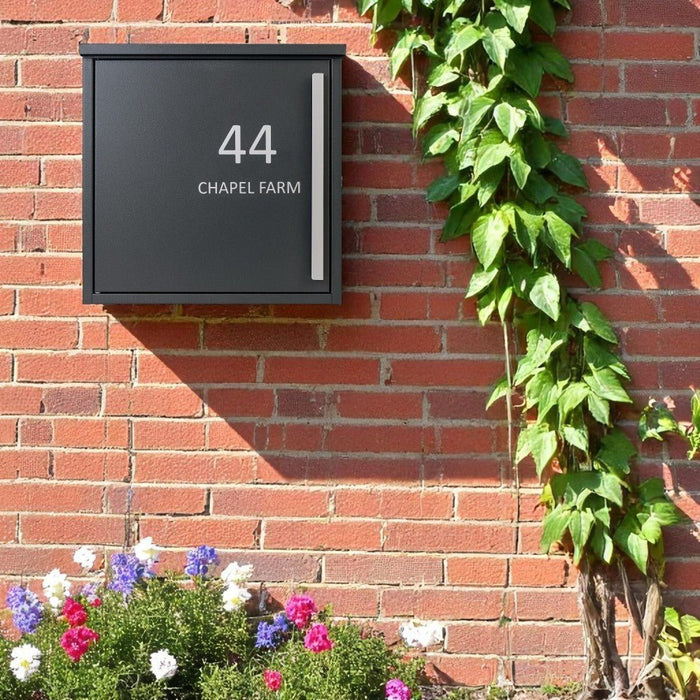 Modern High Quality Wall Mounted External Letterbox - Jackdaw - Letterbox Supermarket