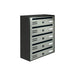 Multiple Communal Letterboxes Wall Mounted Stainless Steel - Tocco di Italia Cubo - Letterbox Supermarket