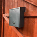 Outdoor Post Box for Gates and Fence Mounting Rear Access Lockable W3 - 2 Nero - Letterbox Supermarket