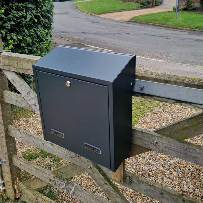 Outdoor Post Box for Gates and Fence Mounting Rear Access Lockable W3 - 3 - Letterbox Supermarket